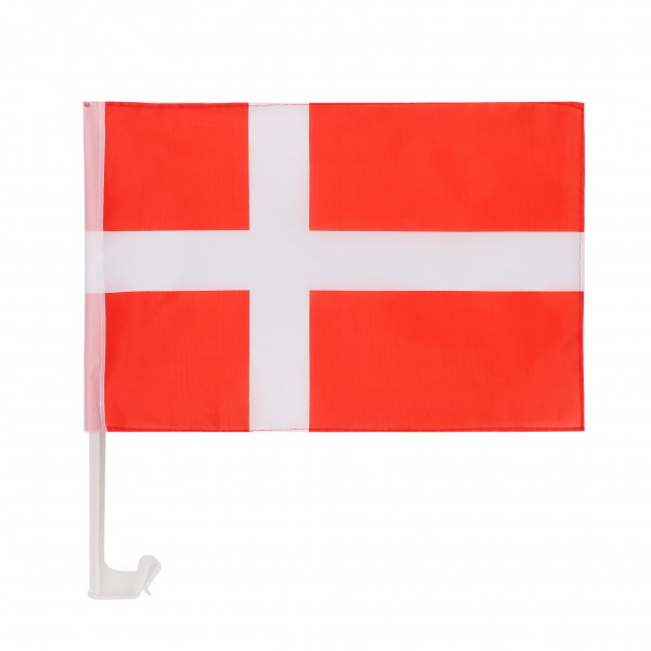 2er SET Auto Flagge &quot;Dänemark&quot; Fußball EM Fahne Fan Fanset