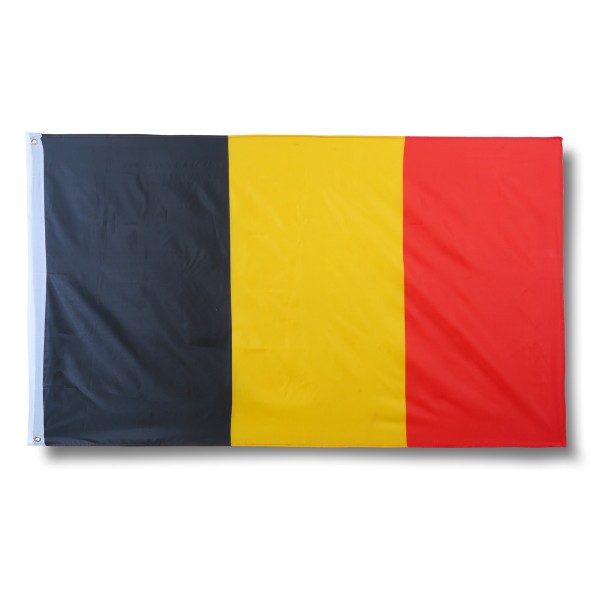 Belgien Belgium Fahne Flagge 90 x 150 cm Fanartikel Hissfahne Ösen WM EM