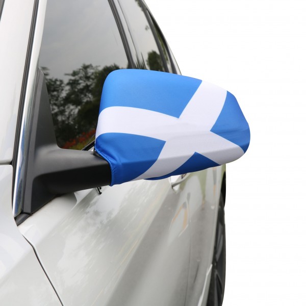 Auto Außenspiegel Fahne Set &quot;Schottland&quot; Scotland Bikini Flagge EM WM