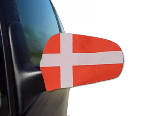Auto Außenspiegel Fahne Set &quot;Dänemark&quot; Denmark Dansk Bikini Flagge EM WM