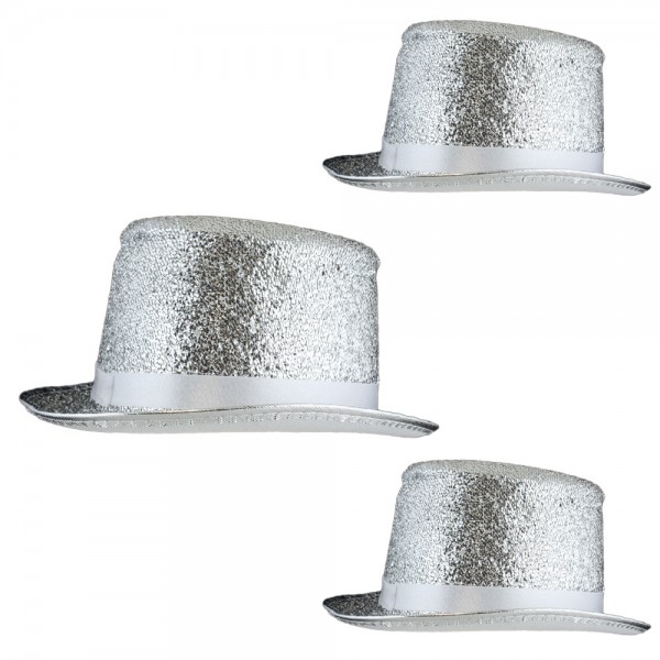 3 Pieces Glitter Hat New Years Eve Costume Carneval Party
