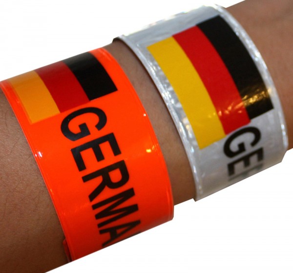 12 Pieces &quot;Roll-Bangle&quot; Germany Soccer Worldcup Fan