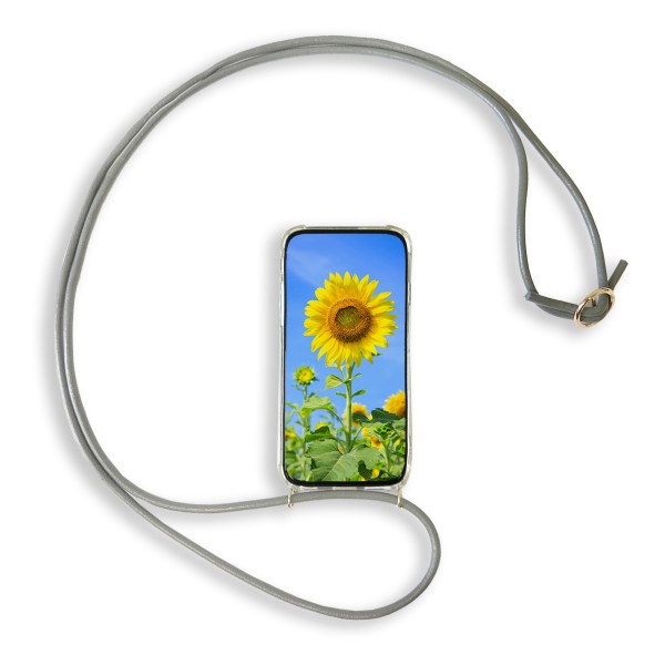 Handykette Schnur Leder Necklace Hülle Smartphone Cover Schutz für Huawei Modelle