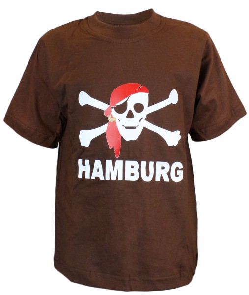 T-Shirt &quot;Pirate&quot; Hamburg Skull Cotton