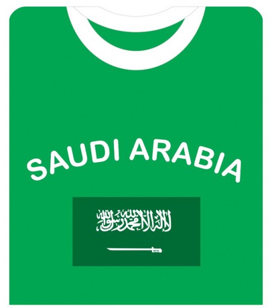 Fan-Shirt &quot;Saudi Arabia&quot; Unisex Fußball WM EM Herren T-Shirt