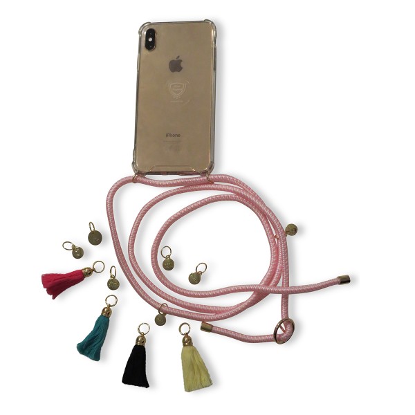 DIY- Design your mobile phone chain: &quot;suitable for Samsung models&quot; including classic-ribbon and charm