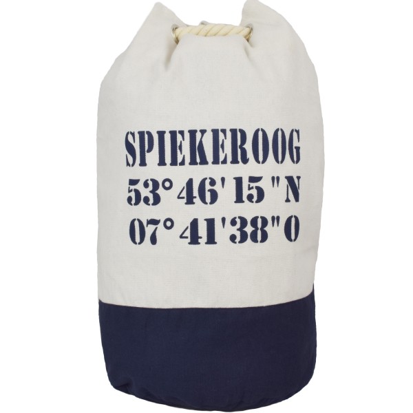 XL Sea Bag &quot;Spiekeroog&quot; Maritime Navy Backpack