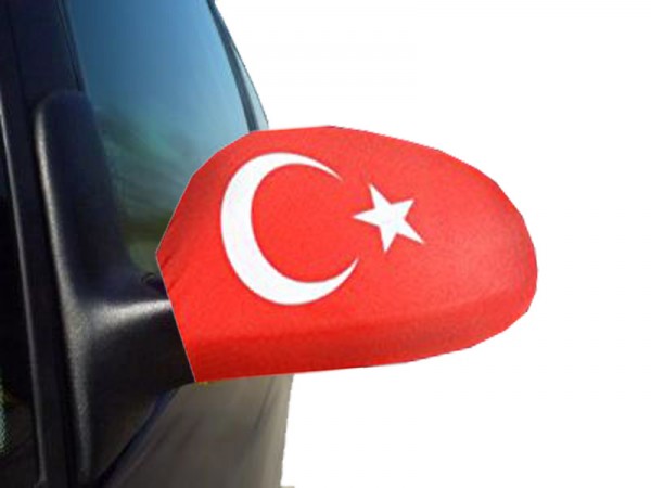 Auto Außenspiegel Fahne Set &quot;Türkei&quot; Turkey Türkiye Bikini Flagge EM WM