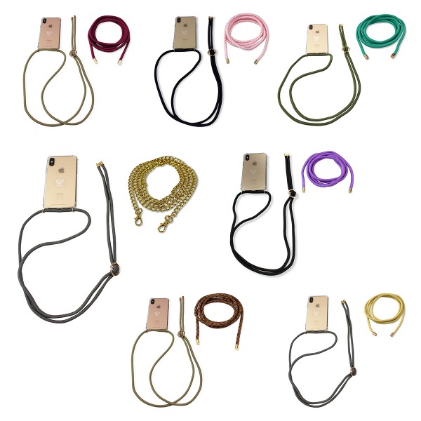DIY- Design your mobile phone chain: &quot;suitable for Iphone models&quot; including change ribbon
