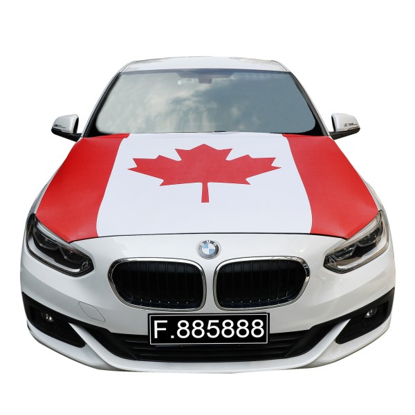 EM Fußball &quot;Kanada&quot; Canada Motorhauben Überzieher Auto Flagge Fahne
