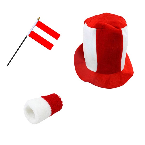 Fan Package Worldcup Countries Football Hat Sweatband Mini Flag SET-13