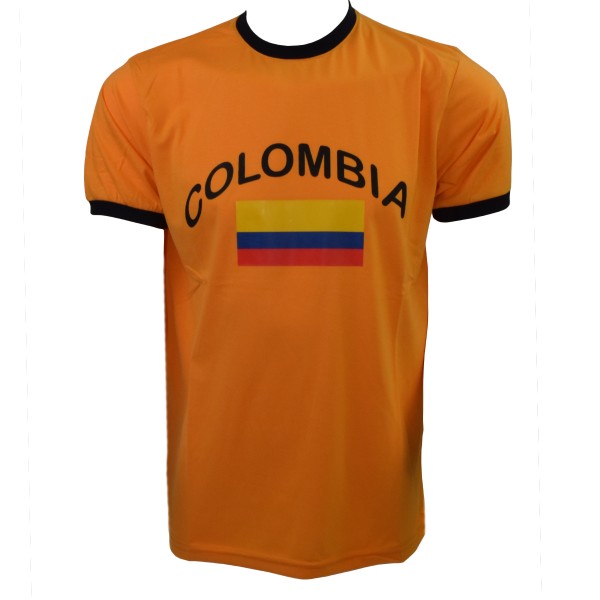 Fan-Shirt &quot;Colombia&quot; Unisex Football Worldcup T-Shirt Men