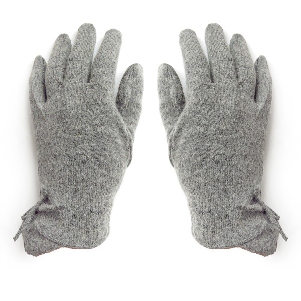 Ladies Gloves Loop Slim Wool Winter
