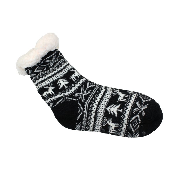 1 Pair Socks &quot;Christmas Tree&quot; Teddy Fur Anti Slide Winter